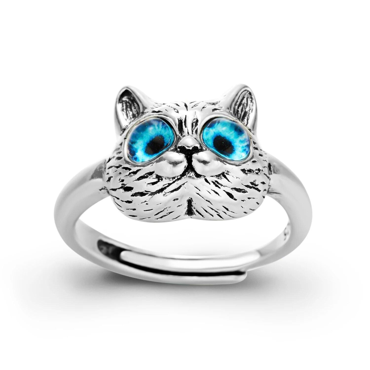 Яркие милые серебряные открытые кольца Kitty Cat для женщин и девочек, новая мода, регулируемое мужское кольцо, готические ювелирные изделия с животными, подарки
Яркие милые серебряные открытые кольца Kitty Cat для женщин и девочек, новая мода, регулируемое мужское кольцо, готические ювелирные изделия с животными, подарки