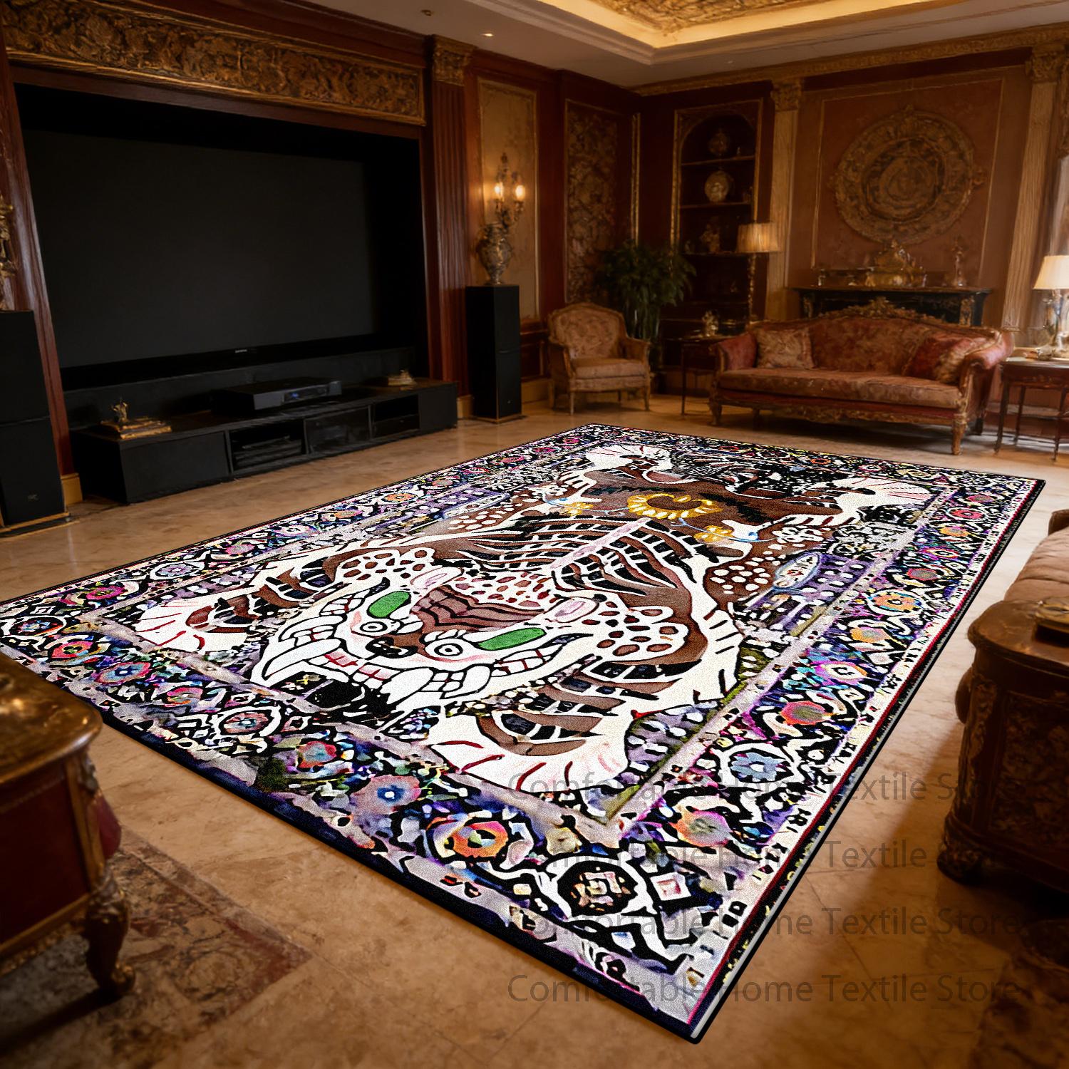 Classic Animal Fur Pattern Washable Basement Rug Decoration Living Room Antiskid Soft Carpet Big Size Foldable Fluffy Floor Mats 60x90cm
Classic Animal Fur Pattern Washable Basement Rug Decoration Living Room Antiskid Soft Carpet Big Size Foldable Fluffy Floor Mats 60x90cm