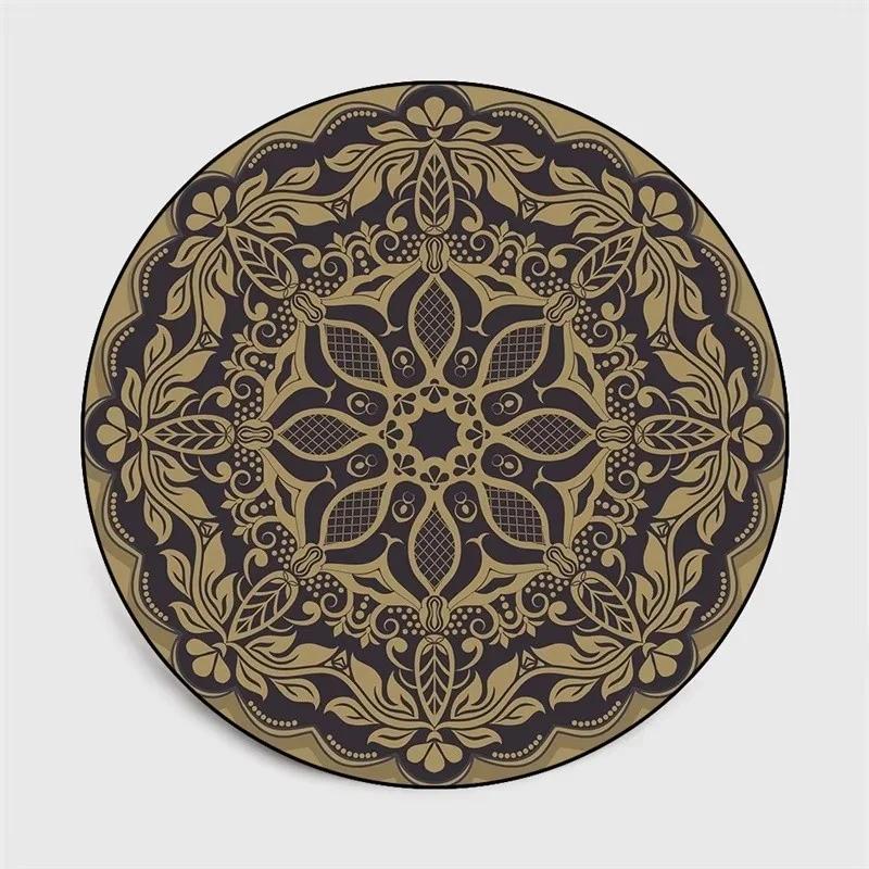 Bohemia Mandala Round Carpet Living Room Geometric Ethnic Flowers Circle Rug Bedroom Anti-slip Vintage Floor Mat Home Decor 120cm
Bohemia Mandala Round Carpet Living Room Geometric Ethnic Flowers Circle Rug Bedroom Anti-slip Vintage Floor Mat Home Decor 120cm