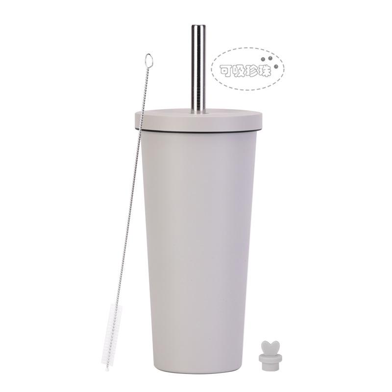 Stainless Steel Straw Cup 710Ml Large Hole Cover Bubble Tea Cup Large Capacity Thermal Insulation Water Cup 710ml светло-серый
Stainless Steel Straw Cup 710Ml Large Hole Cover Bubble Tea Cup Large Capacity Thermal Insulation Water Cup 710ml светло-серый