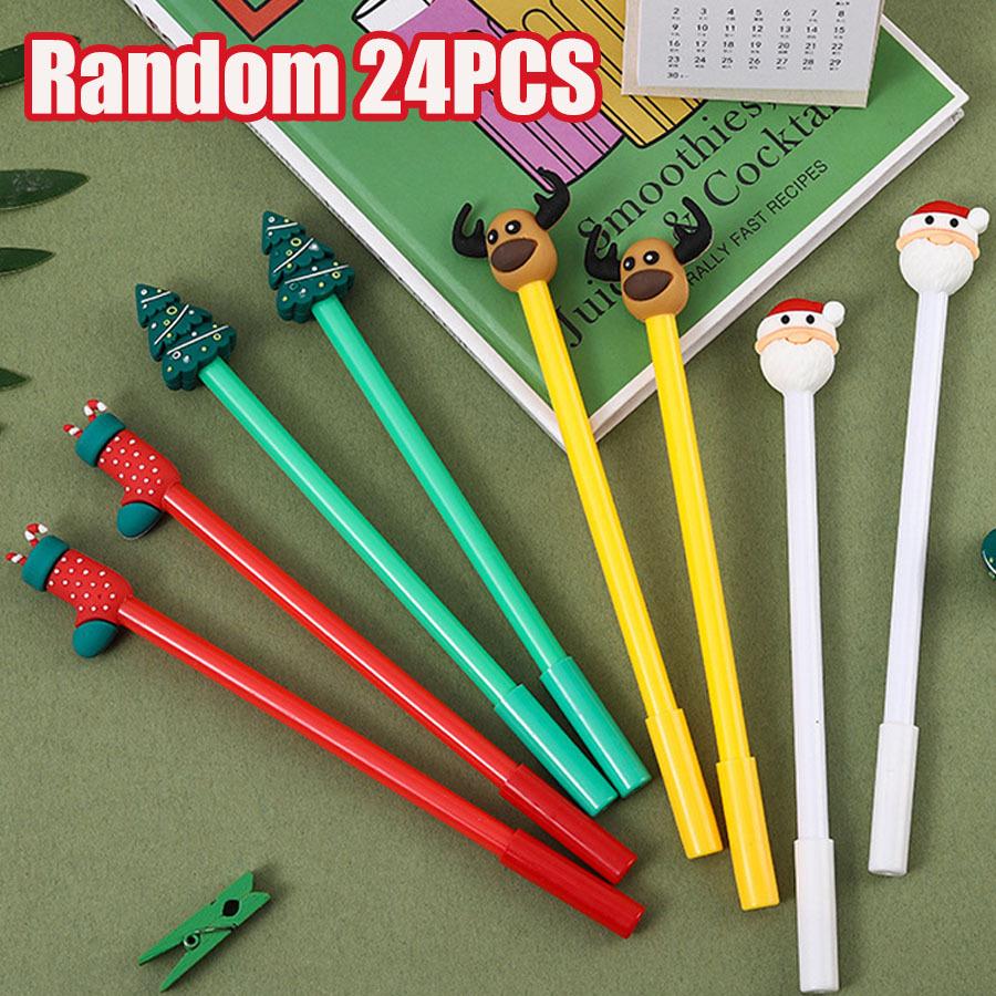 24 шт. Мультяшные ручки в виде рождественской елки, оленя, Санта-Клауса, Идеально подходят для рождественских вечеринок, наполнители для подарочных пакетов, подарки, школьные и офисные принадлежности Random style
24 шт. Мультяшные ручки в виде рождественской елки, оленя, Санта-Клауса, Идеально подходят для рождественских вечеринок, наполнители для подарочных пакетов, подарки, школьные и офисные принадлежности Random style