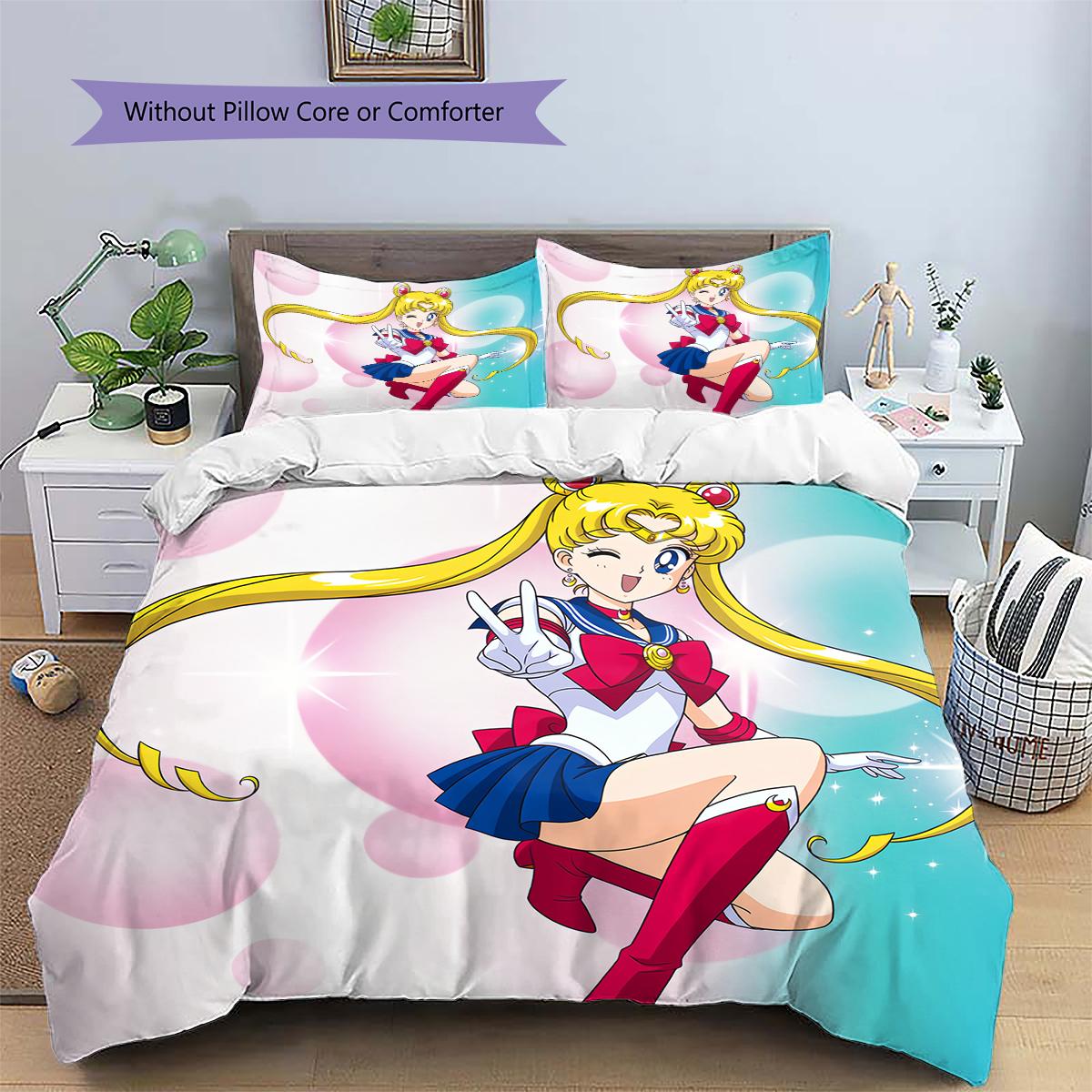 Sailor Moon Sailor Mercury Duvet Cover & Pillowcases, Sailor Moon Fan Bedroom Bedding, Perfect Gift.chl 135x200cm
Sailor Moon Sailor Mercury Duvet Cover & Pillowcases, Sailor Moon Fan Bedroom Bedding, Perfect Gift.chl 135x200cm