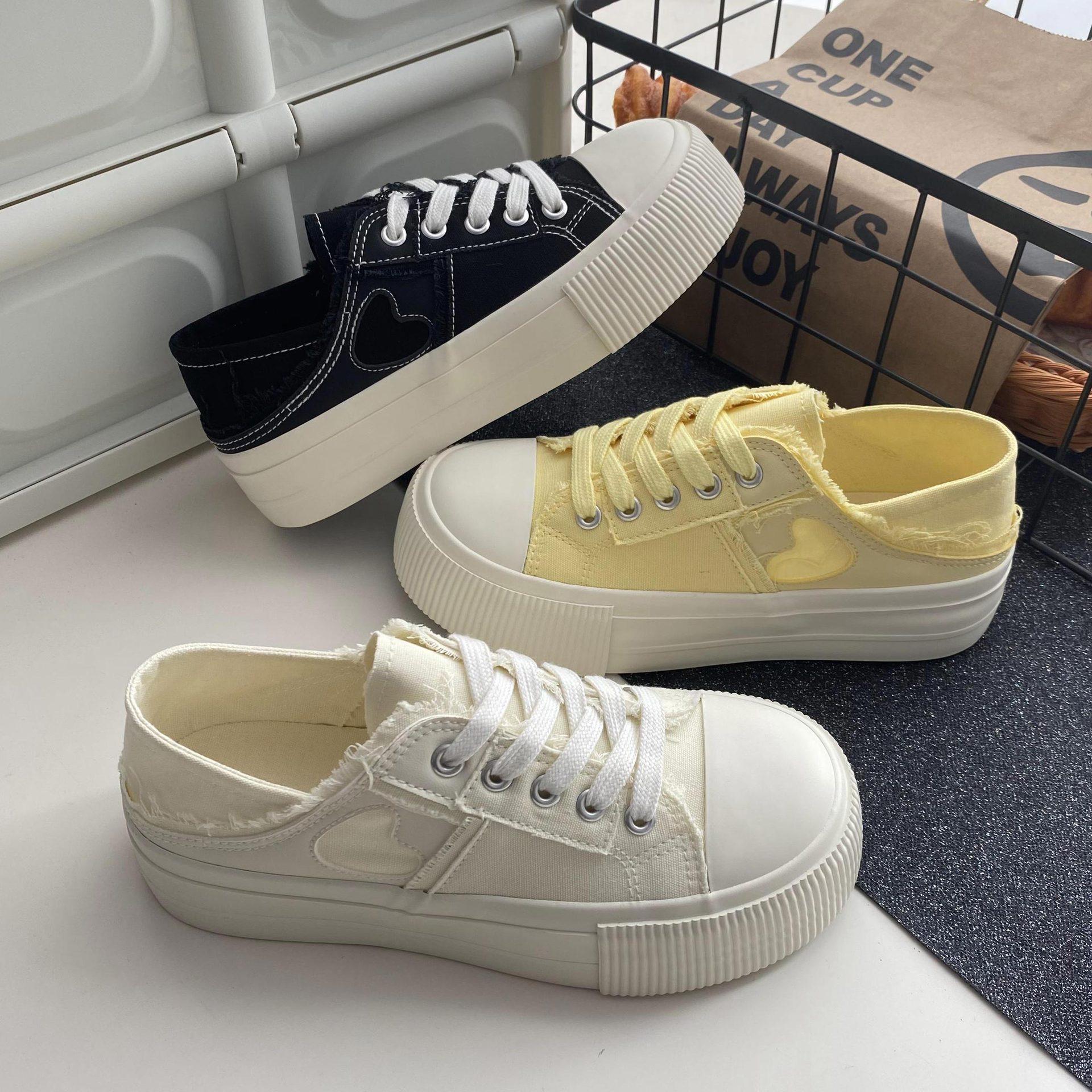 ins Korean version two wear canvas shoes women s summer new versatile student running board shoes casual shoes women 1208 40
ins Korean version two wear canvas shoes women s summer new versatile student running board shoes casual shoes women 1208 40