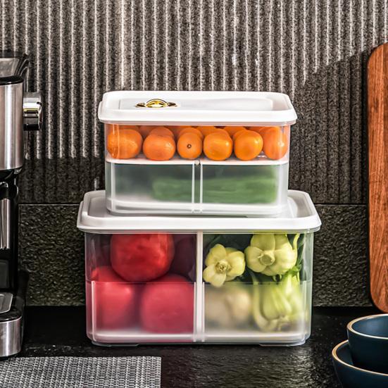 Refrigerator Food Container Drainage Compartment Fresh-Keeping Transparent Vegetable And Fruit Drain Box Food Sealed Crisper Kitchen Organization L
Refrigerator Food Container Drainage Compartment Fresh-Keeping Transparent Vegetable And Fruit Drain Box Food Sealed Crisper Kitchen Organization L