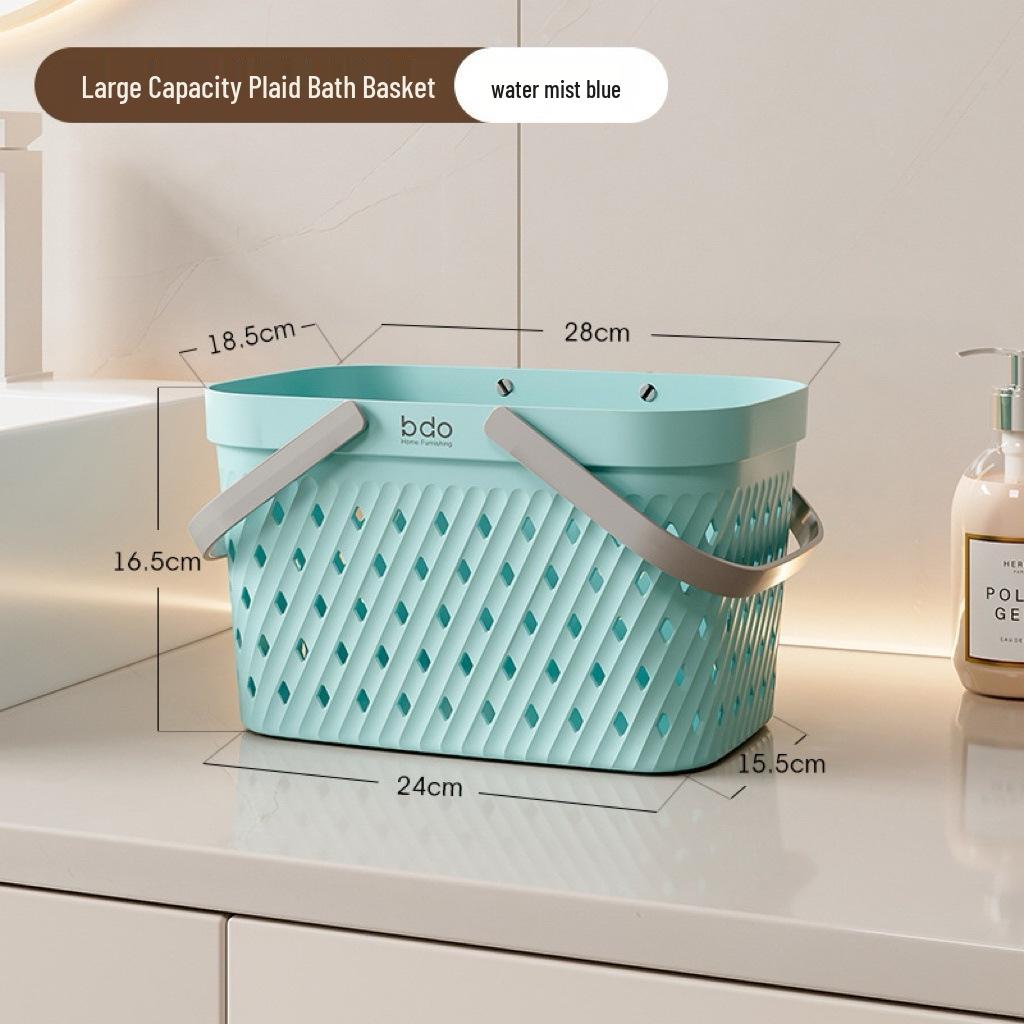 Enhanced Handheld Shower Basket for Draining and Storing Toiletries and Underwear - Large Capacity and Thickened Design
Enhanced Handheld Shower Basket for Draining and Storing Toiletries and Underwear - Large Capacity and Thickened Design
