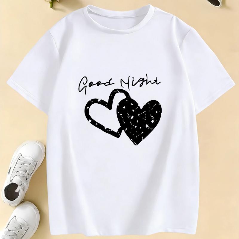 Good Night with Love Heart T Shirts Short Sleeve Kids Children s T-shirt Boys Girls Summer Spring Casual Top Tee Shirt 160 белый
Good Night with Love Heart T Shirts Short Sleeve Kids Children s T-shirt Boys Girls Summer Spring Casual Top Tee Shirt 160 белый
