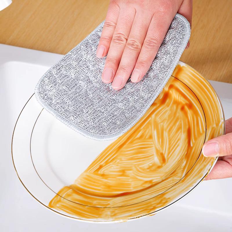 Non-Stick Oil Cotton Yarn Dishcloth & Scouring Pad for Kitchen Cleaning 12x16 cm
Non-Stick Oil Cotton Yarn Dishcloth & Scouring Pad for Kitchen Cleaning 12x16 cm