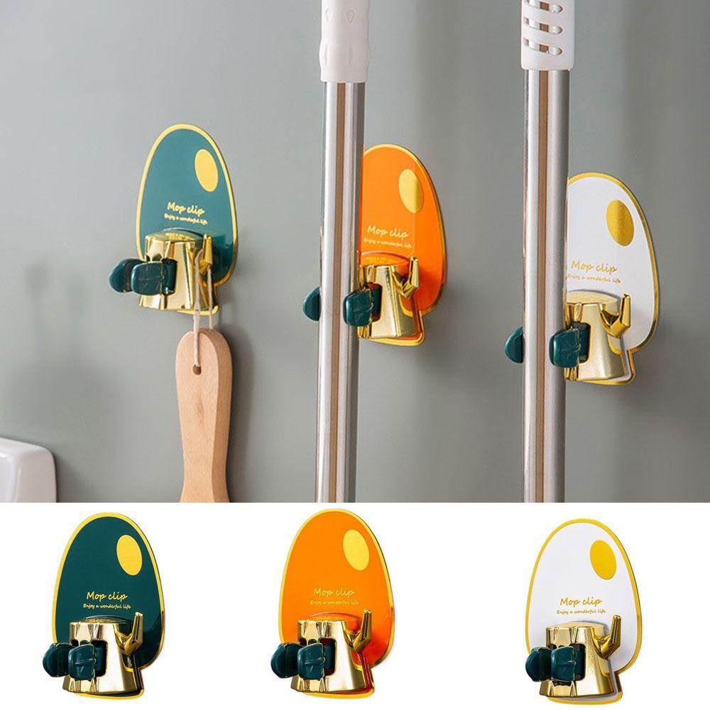 Self-adhesive Mop Clip Rack Wall Mounted Brush Broom Organizer Wall Mop Holder for Bathroom
Self-adhesive Mop Clip Rack Wall Mounted Brush Broom Organizer Wall Mop Holder for Bathroom