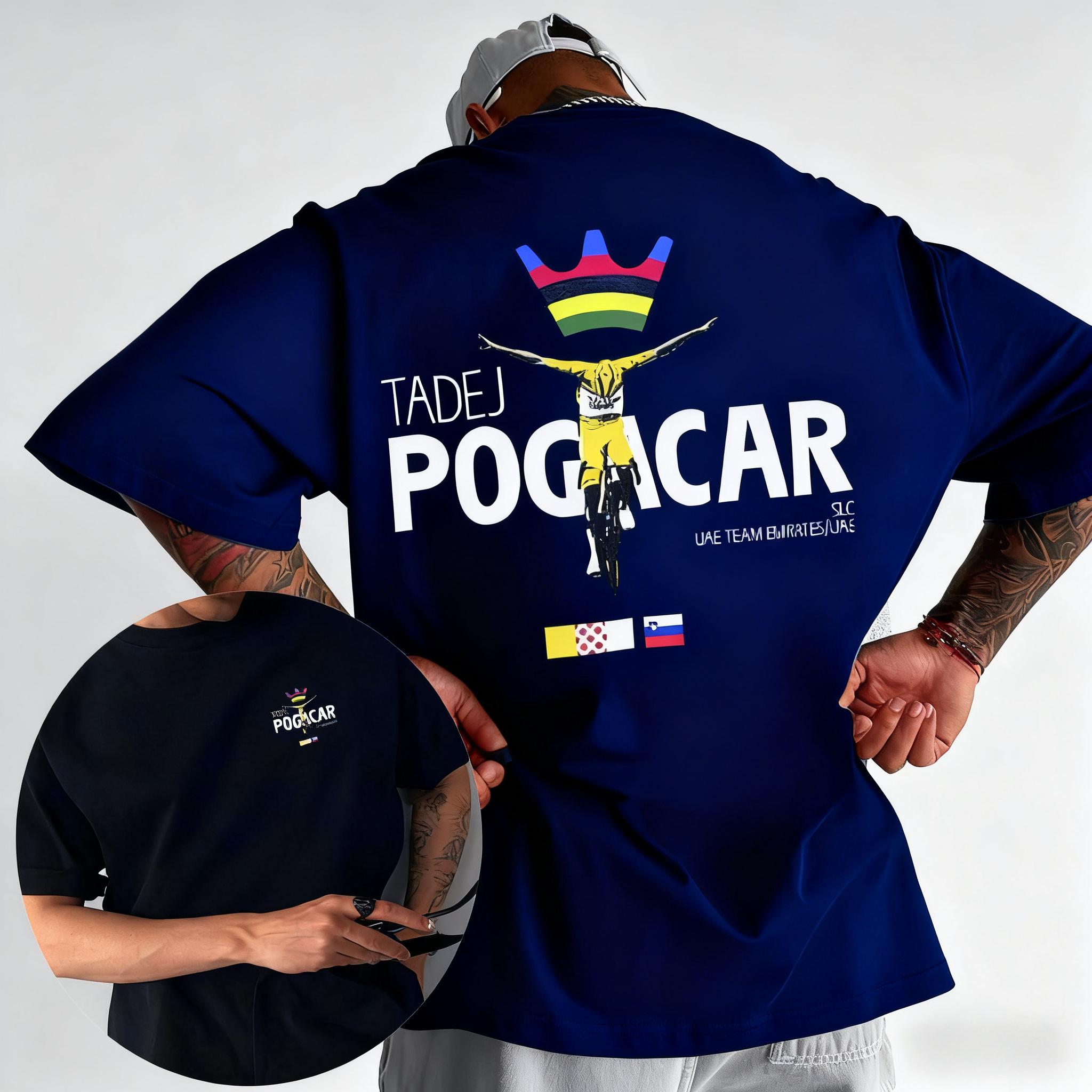 2025 Mens Tadej Pogacar Riding Pogi Team Cotton Tshirt Shortsleeved Breathable Tshirt in Summer Tour De France S
2025 Mens Tadej Pogacar Riding Pogi Team Cotton Tshirt Shortsleeved Breathable Tshirt in Summer Tour De France S