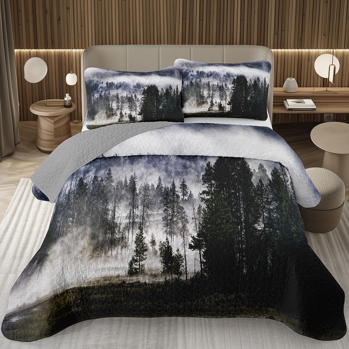 Forest Bedspread Queen/Twin, Nature Scenery Quilt Set, Soft Lightweight Botanical Tree Coverlet, Rustic Farmhouse Bedding Set AU Double 180x210cm
Forest Bedspread Queen/Twin, Nature Scenery Quilt Set, Soft Lightweight Botanical Tree Coverlet, Rustic Farmhouse Bedding Set AU Double 180x210cm