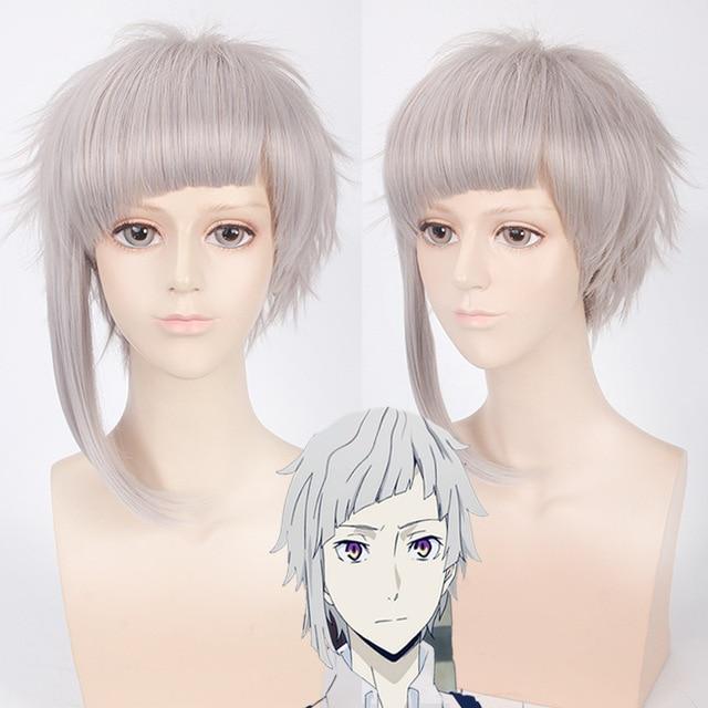 Аниме 35 см Bungo Stray Dogs Nakajima Atsushi Короткие серебристо-серые термостойкие синтетические волосы Аниме Косплей Костюм Парик
Аниме 35 см Bungo Stray Dogs Nakajima Atsushi Короткие серебристо-серые термостойкие синтетические волосы Аниме Косплей Костюм Парик