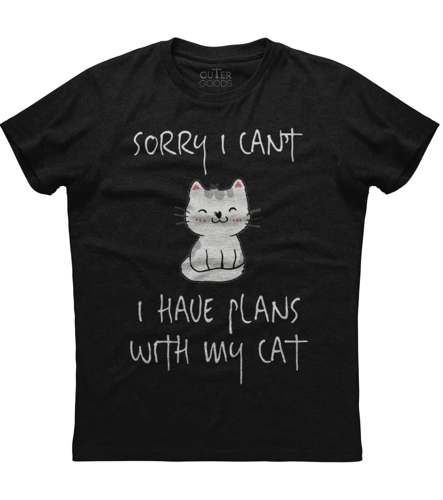 Sorry I Cant I Have Plans with My Cat Funny Cat Lovers Phrase TShirt Summer Cotton ONeck Short Sleeve Mens T Shirt New S3XL S
Sorry I Cant I Have Plans with My Cat Funny Cat Lovers Phrase TShirt Summer Cotton ONeck Short Sleeve Mens T Shirt New S3XL S