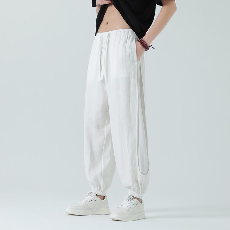 Мужские спортивные длинные брюки из хлопка и льна 2024: Большой размер, повседневный, эластичная талия. 4XL чёрный
Мужские спортивные длинные брюки из хлопка и льна 2024: Большой размер, повседневный, эластичная талия. 4XL чёрный