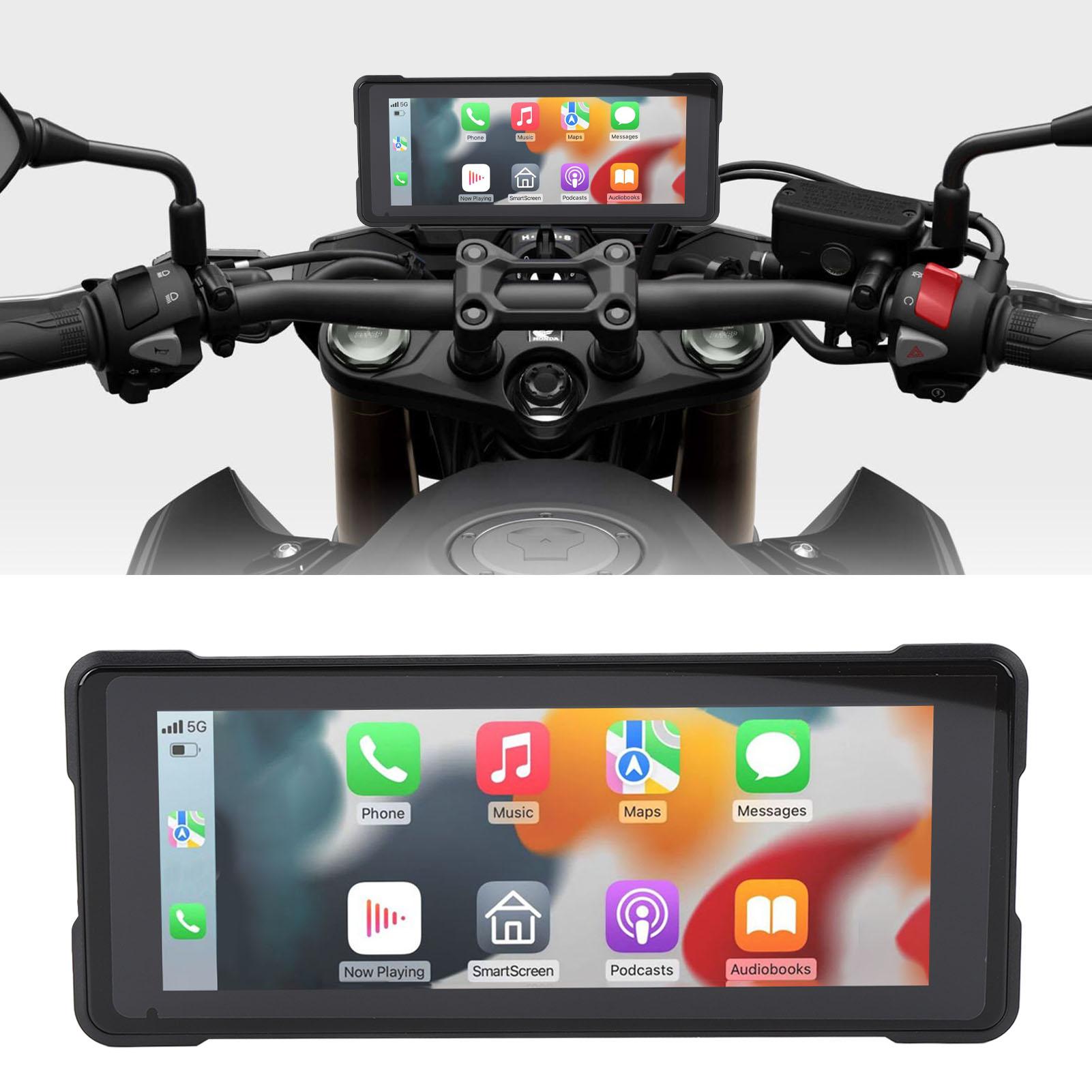 6.86in Touch Screen Motorcycle Stereo for Carplay for Android Auto IPX7 Water Resistant Portable GPS Navigation for Motorbike
6.86in Touch Screen Motorcycle Stereo for Carplay for Android Auto IPX7 Water Resistant Portable GPS Navigation for Motorbike