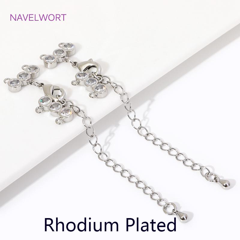 18K Gold Plated 2 Row Clasps Extension Chain With Lobster Clasps Connector For Bracelet Necklace Making DIY Jewelry Accessories 2 pieces
18K Gold Plated 2 Row Clasps Extension Chain With Lobster Clasps Connector For Bracelet Necklace Making DIY Jewelry Accessories 2 pieces