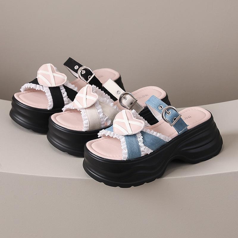 Dopamine thick-bottomed muffin slippers women s summer new fashionable and cute student casual one-word cool slippers 34
Dopamine thick-bottomed muffin slippers women s summer new fashionable and cute student casual one-word cool slippers 34