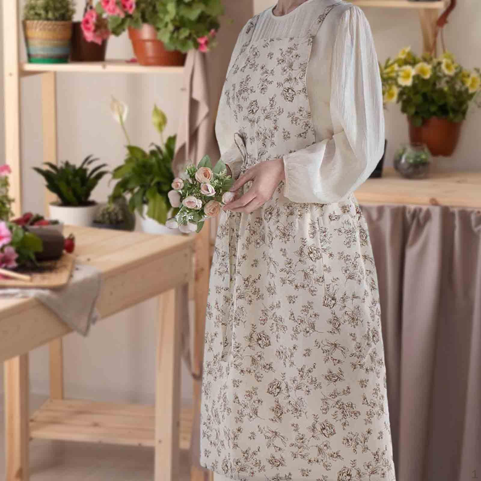 Фартук с цветочным узором в американском стиле, многофункциональный, мягкий, с перекрестной спинкой, можно носить для бежевый
Фартук с цветочным узором в американском стиле, многофункциональный, мягкий, с перекрестной спинкой, можно носить для бежевый