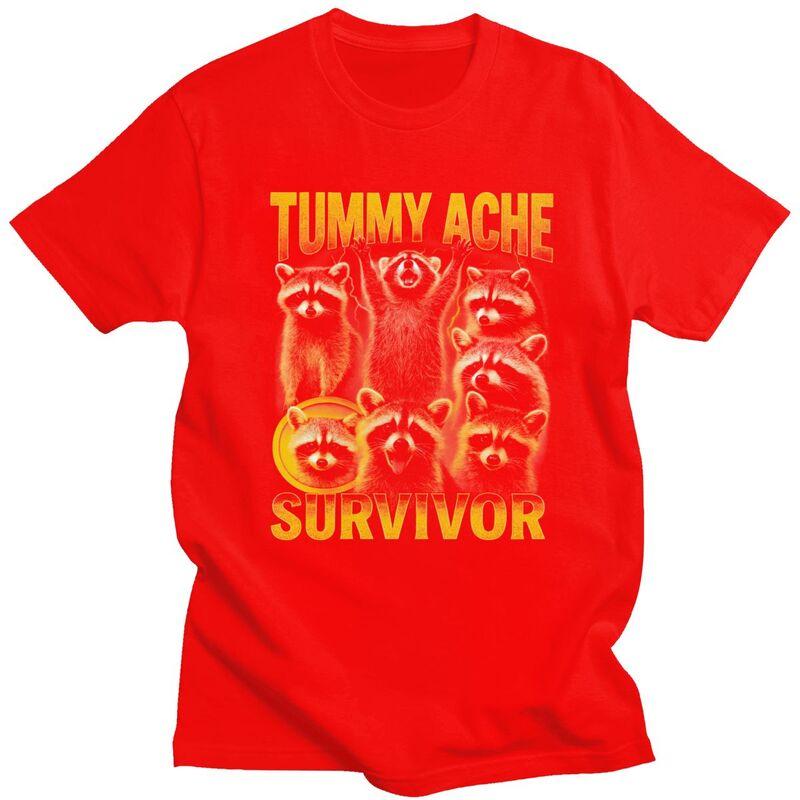 Men Tummy Ache Survivor Raccoon T Shirts Streetwear Short Sleeves 100 Cotton Tshirt Fashion Casual Design Graphic Tees Shirt S
Men Tummy Ache Survivor Raccoon T Shirts Streetwear Short Sleeves 100 Cotton Tshirt Fashion Casual Design Graphic Tees Shirt S