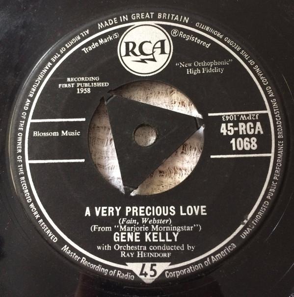 7inch Record GENE KELLY RAY HEINDORF HIS ORCH A Very Precious Love Uncle Samson 45RCA1068 RCA 1958 UK Soundtracks Musicals Used
7inch Record GENE KELLY RAY HEINDORF HIS ORCH A Very Precious Love Uncle Samson 45RCA1068 RCA 1958 UK Soundtracks Musicals Used