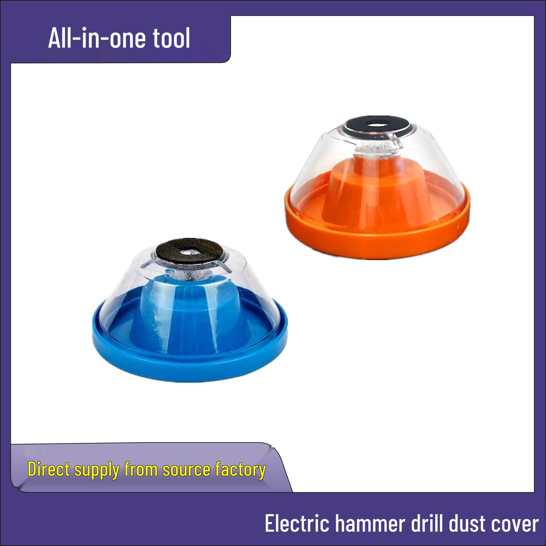 Hammer Drill Dust Collection Shield Bowl прозорий/синій
Hammer Drill Dust Collection Shield Bowl прозорий/синій