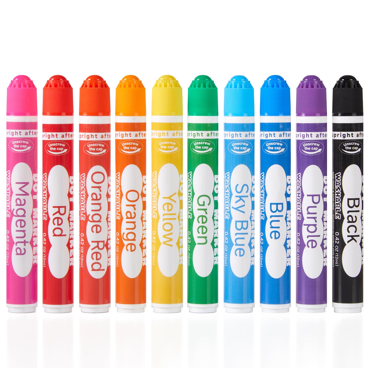 Shuttle Art Dot Marker Greeter Glitter Color for Easy to Gift Pens, 10-Color Set, Pens, 12ml, Water-Based, Washable, Kids, Coloring, Doodles, Grip,
Shuttle Art Dot Marker Greeter Glitter Color for Easy to Gift Pens, 10-Color Set, Pens, 12ml, Water-Based, Washable, Kids, Coloring, Doodles, Grip,