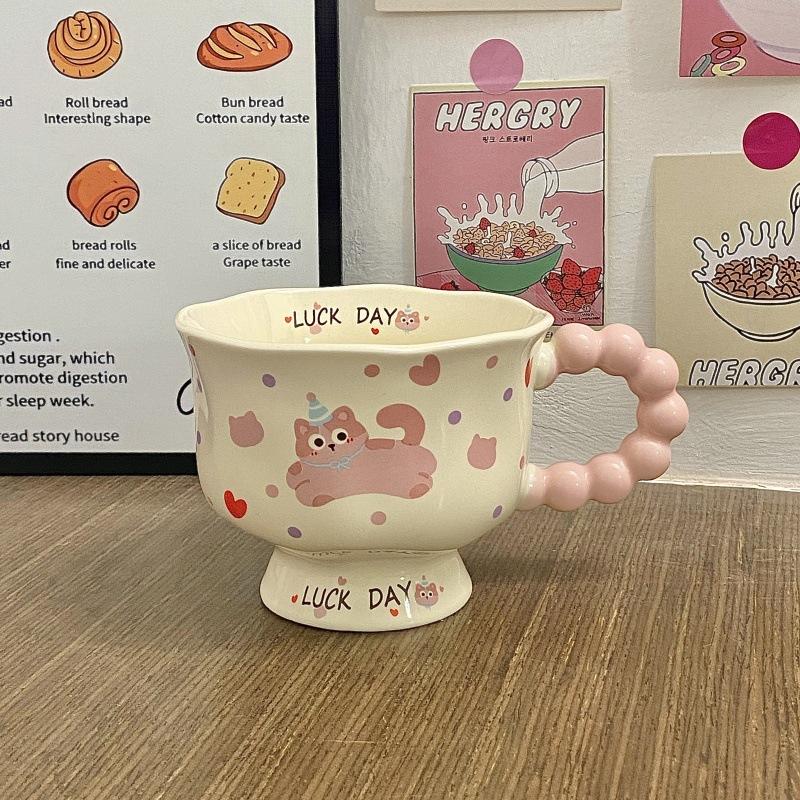 Cute Puppy Mug High Looking Cup for Girls Birthday Gift Ceramic Cup Souvenir Water Cup Coffee Couple Cup 301-400ml
Cute Puppy Mug High Looking Cup for Girls Birthday Gift Ceramic Cup Souvenir Water Cup Coffee Couple Cup 301-400ml