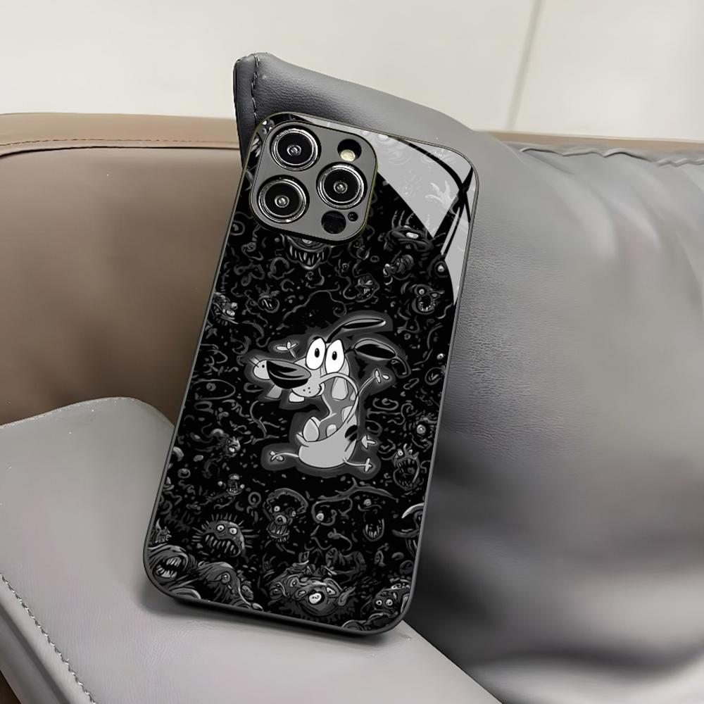 CARTOON COURAGEOUS Phone Case for Iphone 17 Air 16 15 14 12 11 13 Pro Max Mini X Xr Xs Puls Black Glass Cover iPhone 16 Pro Max
CARTOON COURAGEOUS Phone Case for Iphone 17 Air 16 15 14 12 11 13 Pro Max Mini X Xr Xs Puls Black Glass Cover iPhone 16 Pro Max