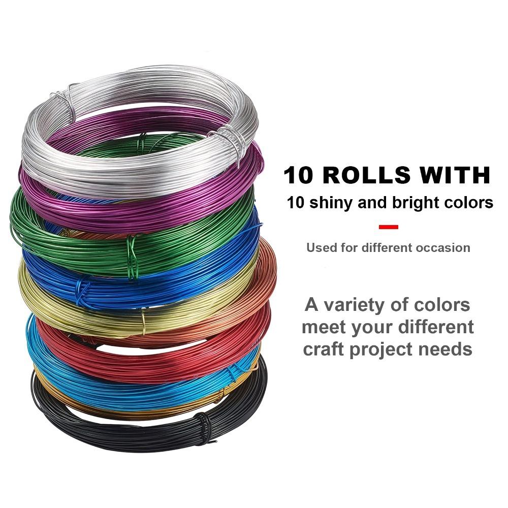 10PCS Flexible Soft Colored Aluminum Wire Assorted Color Flexible Aluminum Wire Beading Projects
10PCS Flexible Soft Colored Aluminum Wire Assorted Color Flexible Aluminum Wire Beading Projects