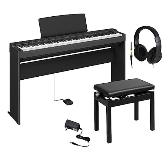 YAMAHA P-225B electronic piano stand, height adjustable chair, headphone set
YAMAHA P-225B electronic piano stand, height adjustable chair, headphone set