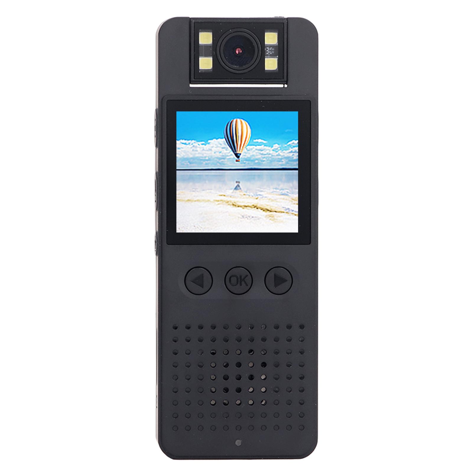 Mini Body Camera 1080P HD Video 180 Degree Rotating Lens Wide Angle Night Vision Recorder Portable
Mini Body Camera 1080P HD Video 180 Degree Rotating Lens Wide Angle Night Vision Recorder Portable