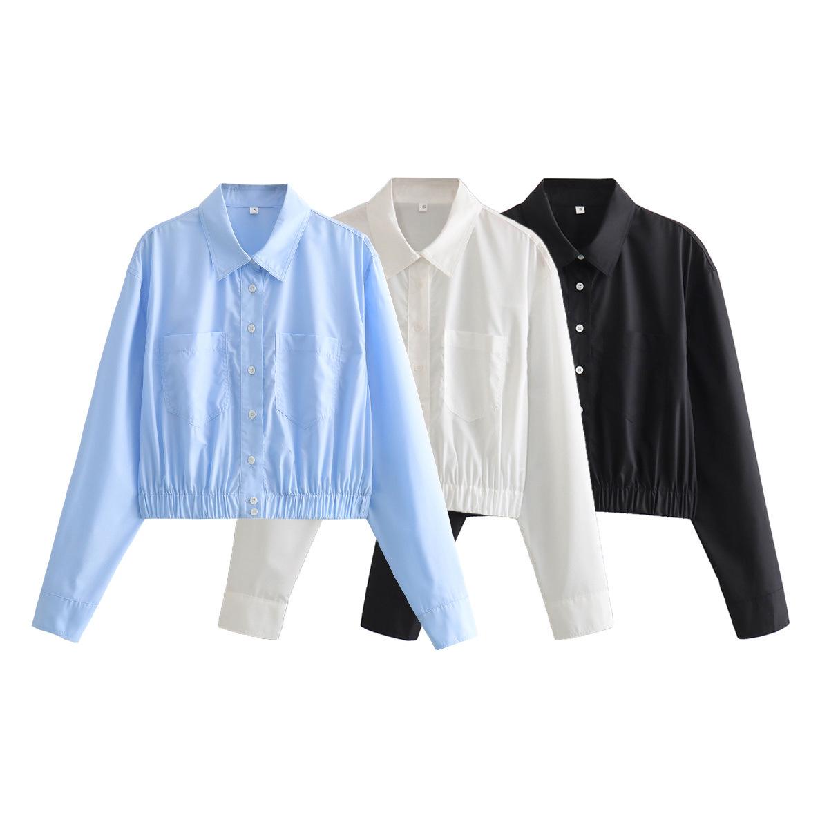 Spring 2024 Women s European & American Style Loose Turn-Down Collar Shirt: Elastic Waist, 3 Colors Available Small чорний
Spring 2024 Women s European & American Style Loose Turn-Down Collar Shirt: Elastic Waist, 3 Colors Available Small чорний