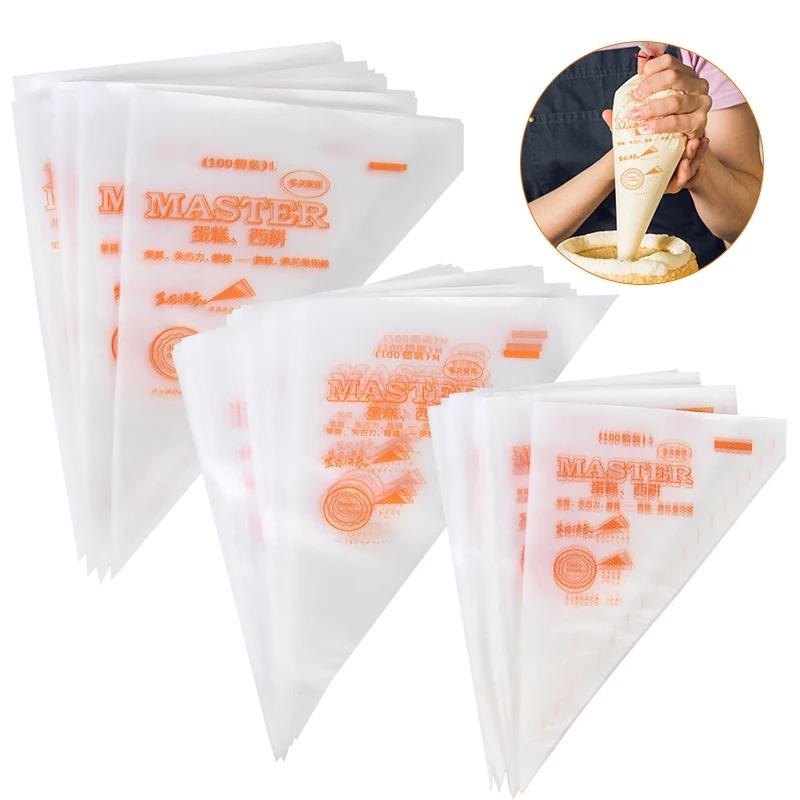 100Pcs Disposable Pastry Piping Bags, Icing Cream Squeezing Bags for Cake Decorating, DIY Baking Tools for Wedding & Birthday Party S(100PCS) прозрачный
100Pcs Disposable Pastry Piping Bags, Icing Cream Squeezing Bags for Cake Decorating, DIY Baking Tools for Wedding & Birthday Party S(100PCS) прозрачный