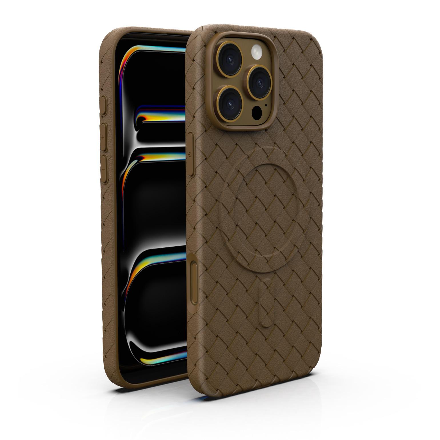 Подходящий для Iphone16 Магнитный чехол для телефона с отводом тепла Плетеный узор Apple 1514PROMAX Чехол для защиты от падений iPhone12promax
Подходящий для Iphone16 Магнитный чехол для телефона с отводом тепла Плетеный узор Apple 1514PROMAX Чехол для защиты от падений iPhone12promax