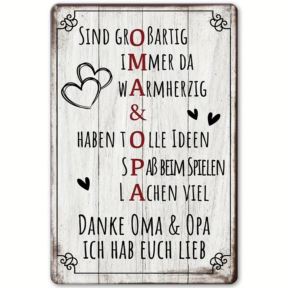 German Vintage Farmhouse Metal Wall Decor German Love Phrases in Red Rustic Wedding Birthday Anniversary ValentineS G 20x30cm(7.8x11.8inch)
German Vintage Farmhouse Metal Wall Decor German Love Phrases in Red Rustic Wedding Birthday Anniversary ValentineS G 20x30cm(7.8x11.8inch)