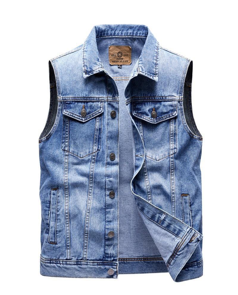 Men s Retro Trend Jacket, Large-sized Middle-aged Waistcoat, Pure Cotton Multi-pocket Vest Men Asian Size XL кембридж синього кольору
Men s Retro Trend Jacket, Large-sized Middle-aged Waistcoat, Pure Cotton Multi-pocket Vest Men Asian Size XL кембридж синього кольору