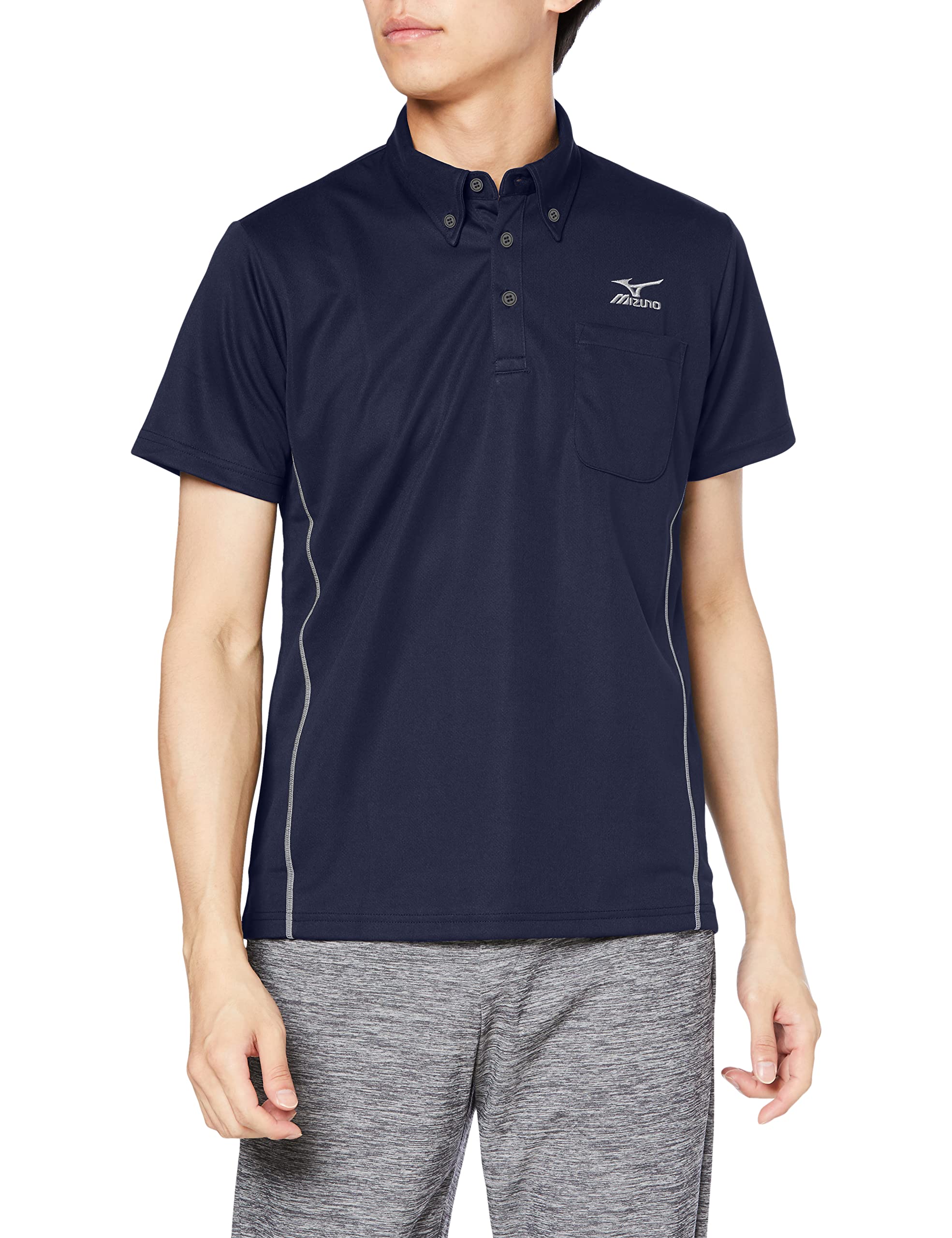 Mizuno K2JA1190 Short Sleeve Polo Deep UPF15 UV Dynamotion Fit Men s Shirt, Navy, Medium, Sweat-Wicking, Quick-Drying, Protection,
Mizuno K2JA1190 Short Sleeve Polo Deep UPF15 UV Dynamotion Fit Men s Shirt, Navy, Medium, Sweat-Wicking, Quick-Drying, Protection,