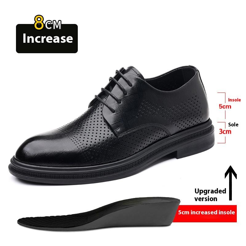 Men s 6cm/8cm Height Increase Breathable Hollow Out Oxford Dress Shoes Leather Formal Business Wedding Groom Shoes for Summer 44
Men s 6cm/8cm Height Increase Breathable Hollow Out Oxford Dress Shoes Leather Formal Business Wedding Groom Shoes for Summer 44
