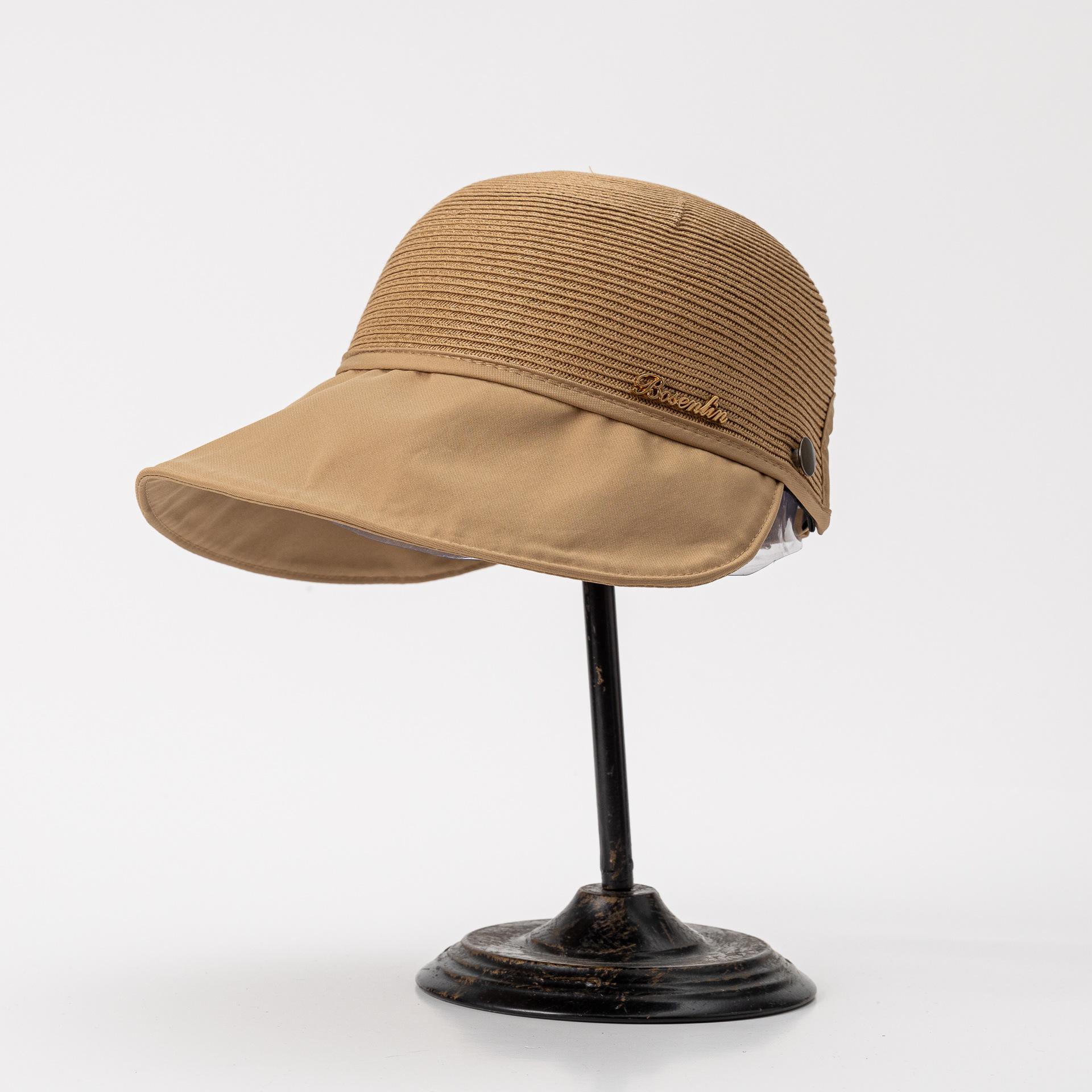 Женская летняя шляпа от солнца с утиным языком, солнцезащитный крем для пляжа, шляпа с металлической этикеткой, универсальная, маленькая, дышащая рыбацкая соломенная шляпа, открывающая лицо. 56-58cm хаки
Женская летняя шляпа от солнца с утиным языком, солнцезащитный крем для пляжа, шляпа с металлической этикеткой, универсальная, маленькая, дышащая рыбацкая соломенная шляпа, открывающая лицо. 56-58cm хаки