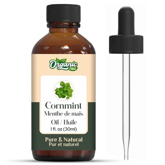 Organic Zing Cornmint (Mentha arvensis) Oil | Pure & Natural Essential Oil for Massage, Aroma & Diffusers- 30ml/1.01fl oz
Organic Zing Cornmint (Mentha arvensis) Oil | Pure & Natural Essential Oil for Massage, Aroma & Diffusers- 30ml/1.01fl oz