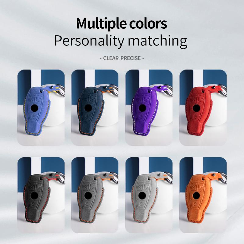 Alcantara Car Key Case Cover Holder For Mercedes Benz A B C E S Class GLC CLE CLA GLB GLS W177 W205 AMG W213 X167 W222
Alcantara Car Key Case Cover Holder For Mercedes Benz A B C E S Class GLC CLE CLA GLB GLS W177 W205 AMG W213 X167 W222