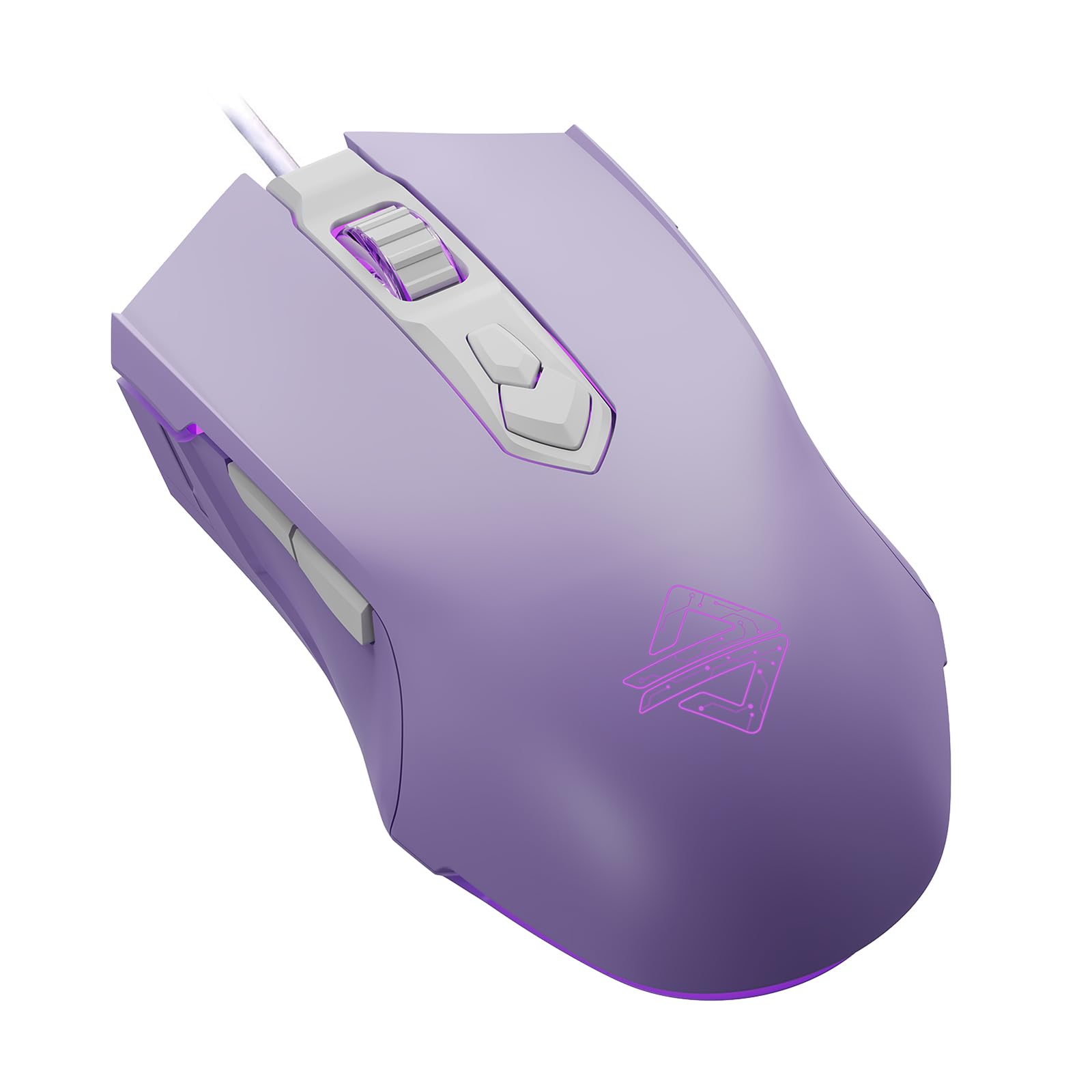 Ajazz AJ52 Gaming Mouse Optical USB Wired Mouse Million Colours RGB Light 3 Brilliant Lights Effects 7 Adjustable DPI Levels 7 Buttons Regulated фіолетовий
Ajazz AJ52 Gaming Mouse Optical USB Wired Mouse Million Colours RGB Light 3 Brilliant Lights Effects 7 Adjustable DPI Levels 7 Buttons Regulated фіолетовий