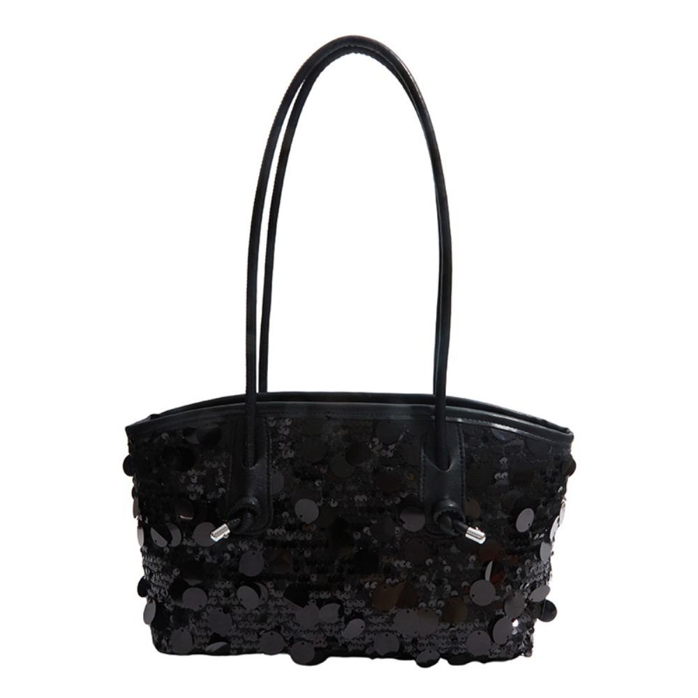 Sequined Sequin Tote Bag Fashion Glitter Shoulder Bag Casual Blingbling Handbag Students чёрный
Sequined Sequin Tote Bag Fashion Glitter Shoulder Bag Casual Blingbling Handbag Students чёрный