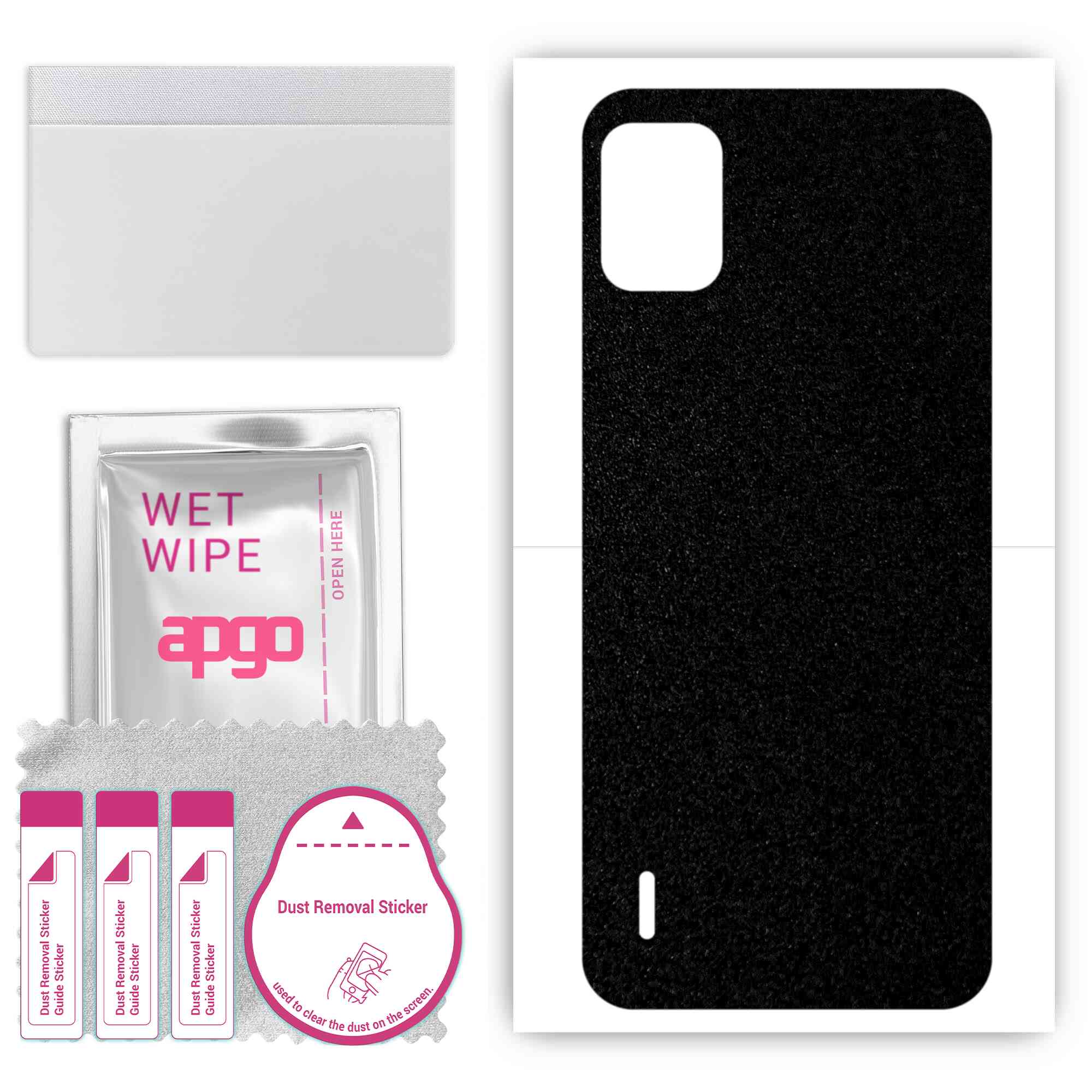 apgo Protective Skin Sticker for the back compatible with Nokia C12, Wrap Film, Foil, Vinyl - Pattern Matte Black
apgo Protective Skin Sticker for the back compatible with Nokia C12, Wrap Film, Foil, Vinyl - Pattern Matte Black