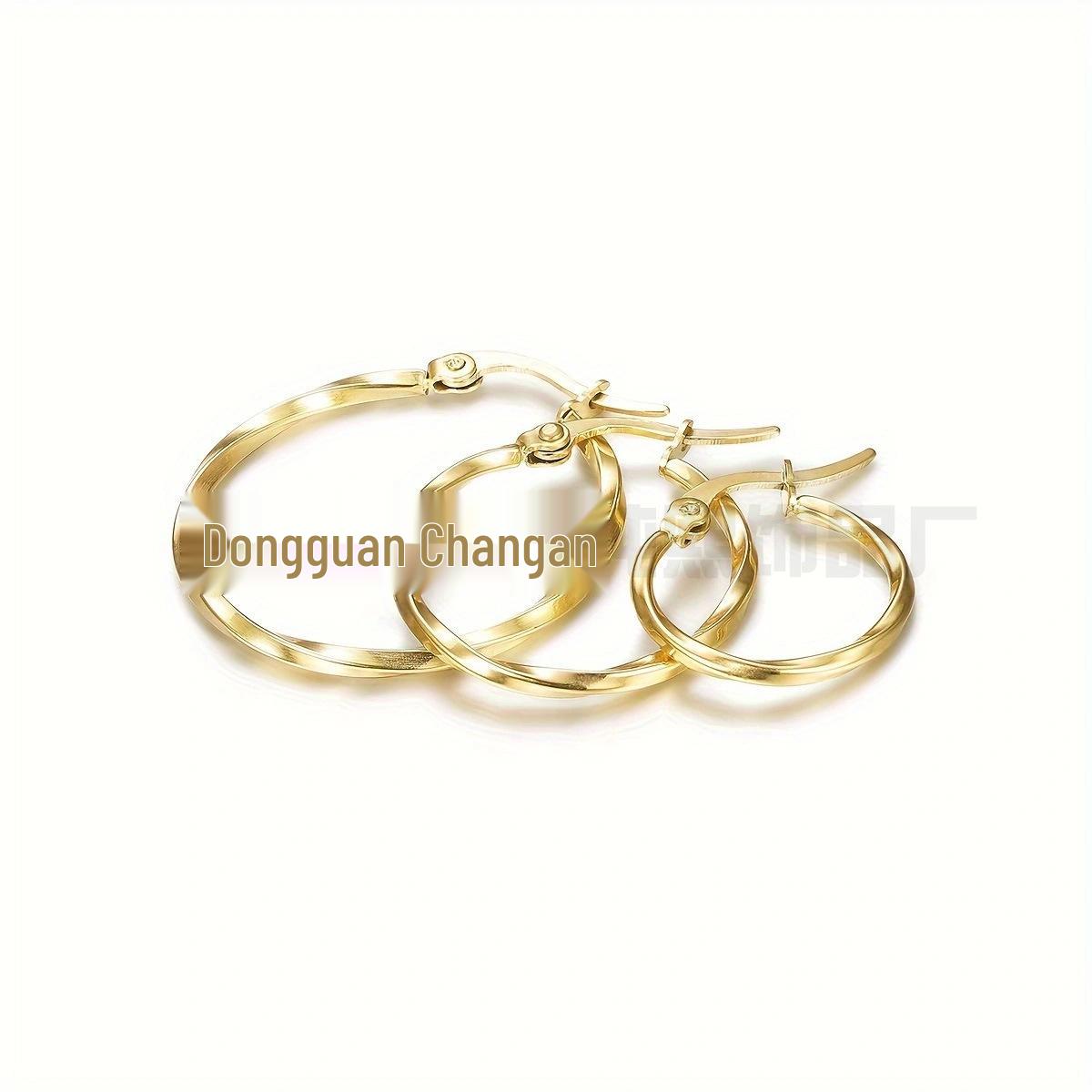 Европейские и американские геометрические круглые серьги из титановой стали золотистого тона, 30 мм 15mm золотой
Европейские и американские геометрические круглые серьги из титановой стали золотистого тона, 30 мм 15mm золотой