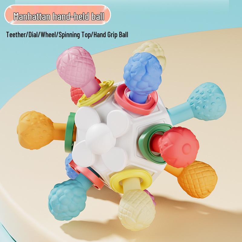 Manhattan Ball Baby Teether - Grippable, Boilable Toy for Teething Infants
Manhattan Ball Baby Teether - Grippable, Boilable Toy for Teething Infants