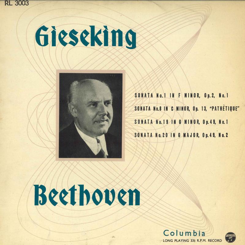 LP Record WALTER GIESEKING - Beethoven: Piano Sonatas / Piano So RL3003 COLUMBIA Japan Classical Used
LP Record WALTER GIESEKING - Beethoven: Piano Sonatas / Piano So RL3003 COLUMBIA Japan Classical Used