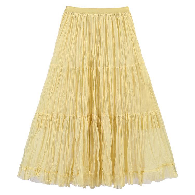 Fei Yuan Women s Early Spring Patchwork Long Skirt - Fashionable, Versatile Solid Color with Large Hem and Sweet Style. One Size жовтий
Fei Yuan Women s Early Spring Patchwork Long Skirt - Fashionable, Versatile Solid Color with Large Hem and Sweet Style. One Size жовтий