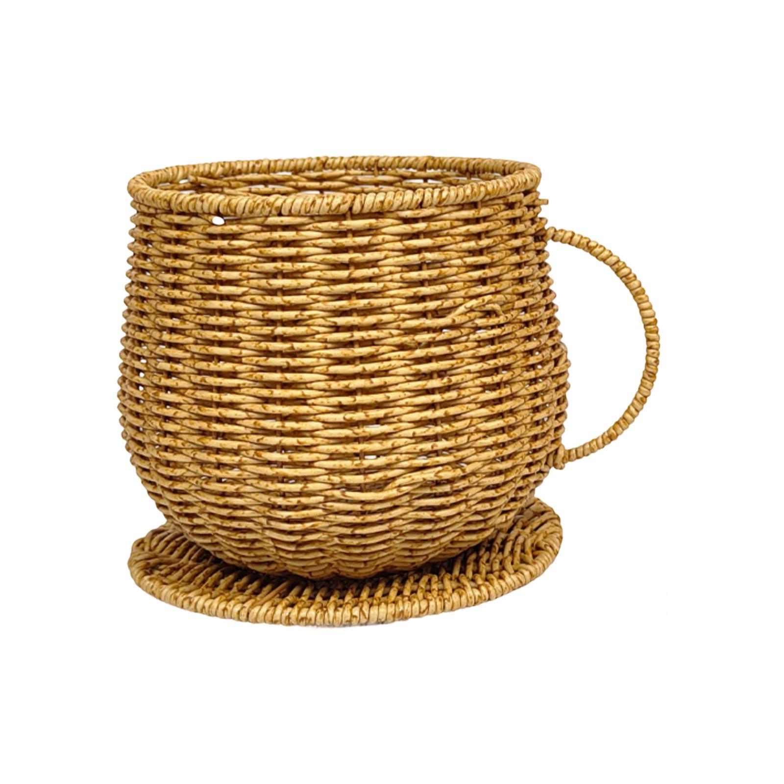 Desktop Coffee Cup Storage Basket, Rattan Coffee Capsule And Coffee Storage Basket One Size помаранчевий
Desktop Coffee Cup Storage Basket, Rattan Coffee Capsule And Coffee Storage Basket One Size помаранчевий