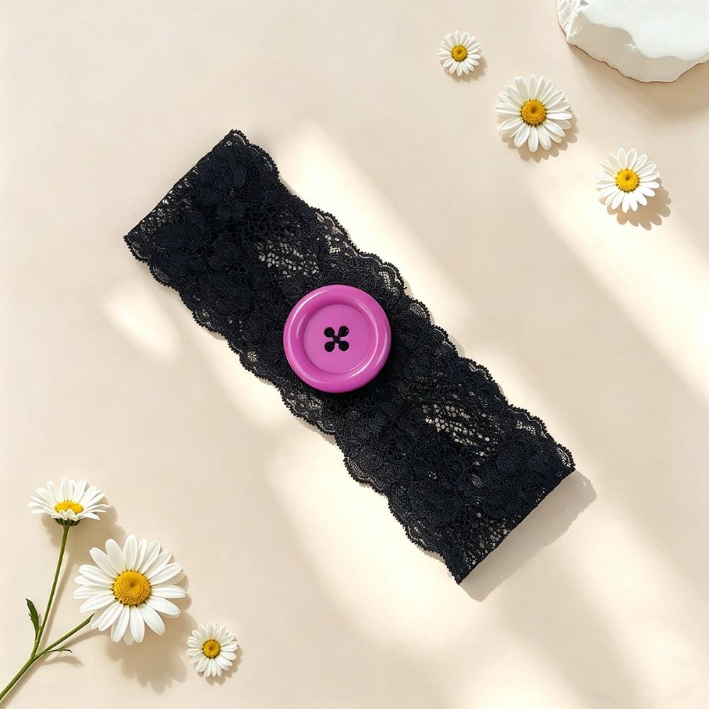 Vintage Style Lace Headband Plastic Yoga Headband Trendy Button Headband Women чёрный
Vintage Style Lace Headband Plastic Yoga Headband Trendy Button Headband Women чёрный