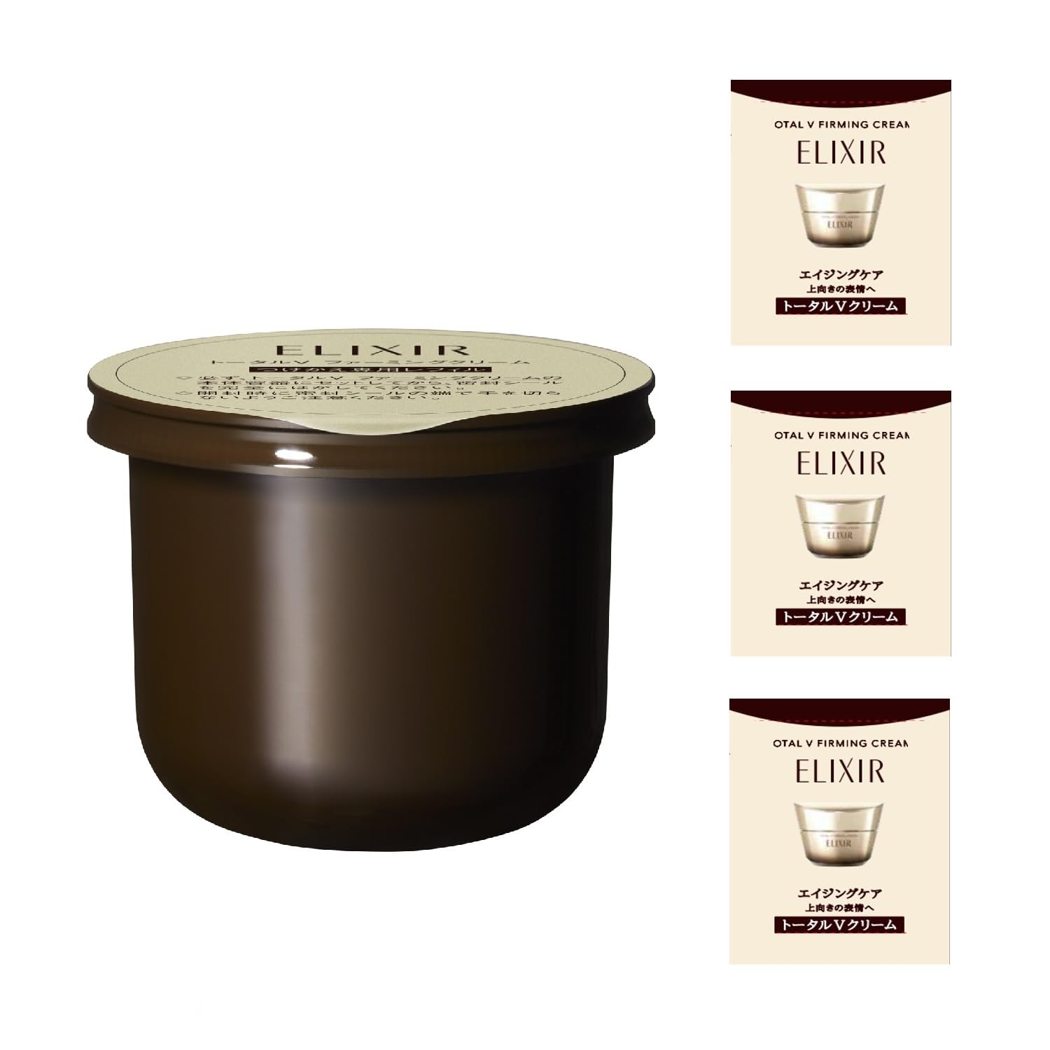 ELIXIR Total V Укрепляющий крем Набор сменных блоков Shiseido (50г + 0,9г Образец) - Укрепляющий, Антивозрастной, Superieur,
ELIXIR Total V Укрепляющий крем Набор сменных блоков Shiseido (50г + 0,9г Образец) - Укрепляющий, Антивозрастной, Superieur,